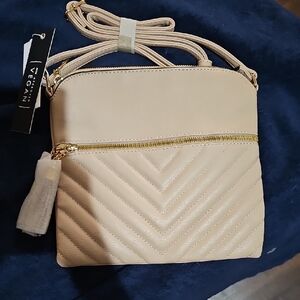 Beige Crossbody Bag